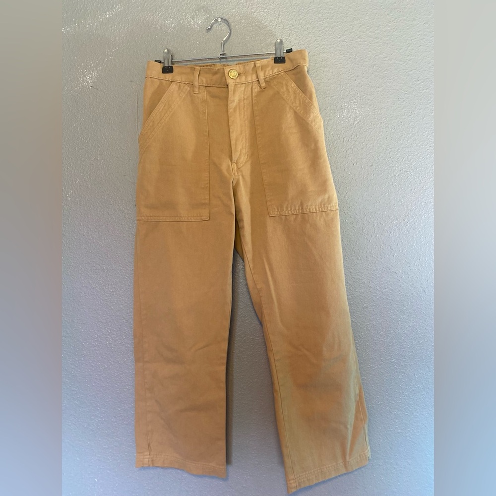 BIG BUD PRESS tan WORK pants size XS PETITE